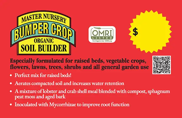 BUMPER CROP  Soil Builder Colmet Sign 10.75" × 6.63" - 0.25" bleed