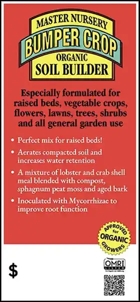 BUMPER CROP  Soil Builder Pallet Sign 10.75" × 23"